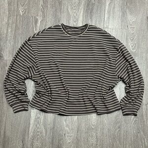 Striped Oversized Boxy Shirt